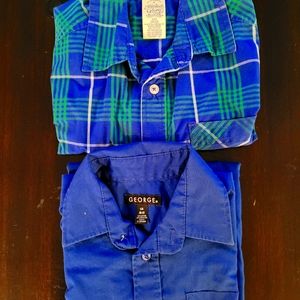 Boys Button down shirts (2)